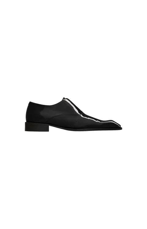 Milton Slip-On Oxfords in Patent Leather in Black