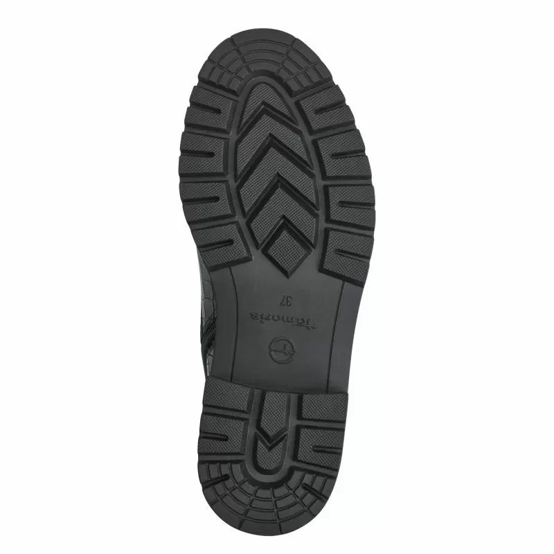 Дамски Кубинки TAMARIS – 1-25208-43-028 BLACK CROCO — снимка 6