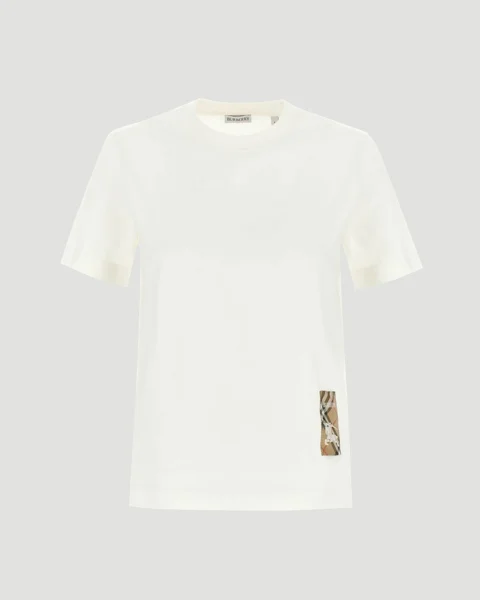 Cotton T-Shirt in Chalk
