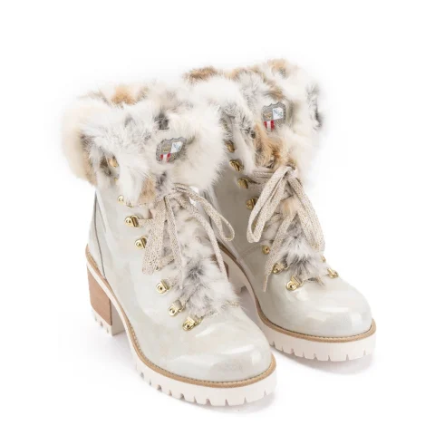 Дамски боти с вълна Аlisa New Italia Shoes — снимка 6