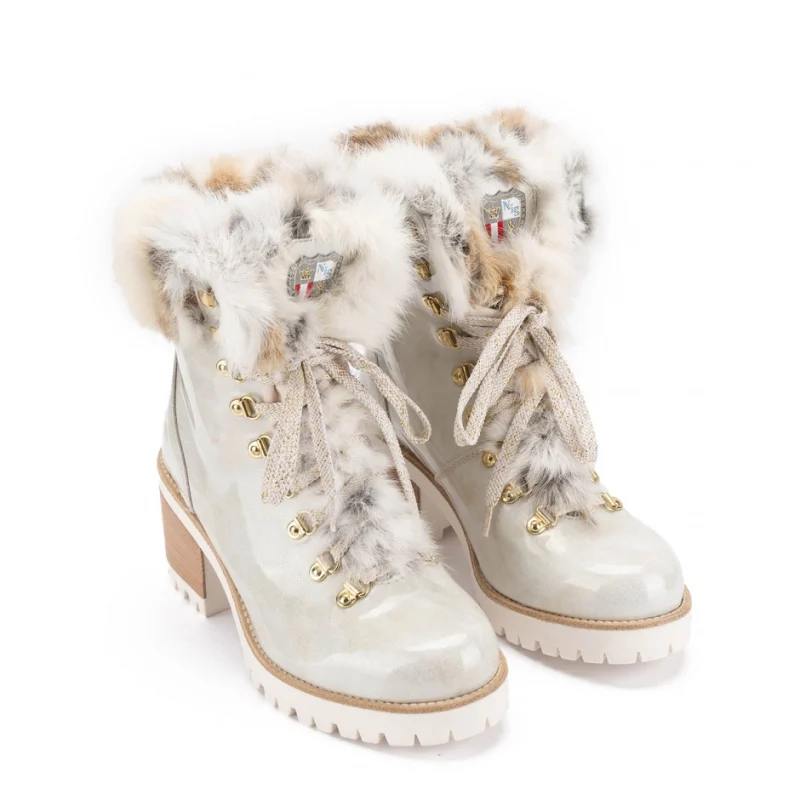 Дамски боти с вълна Аlisa New Italia Shoes — снимка 6