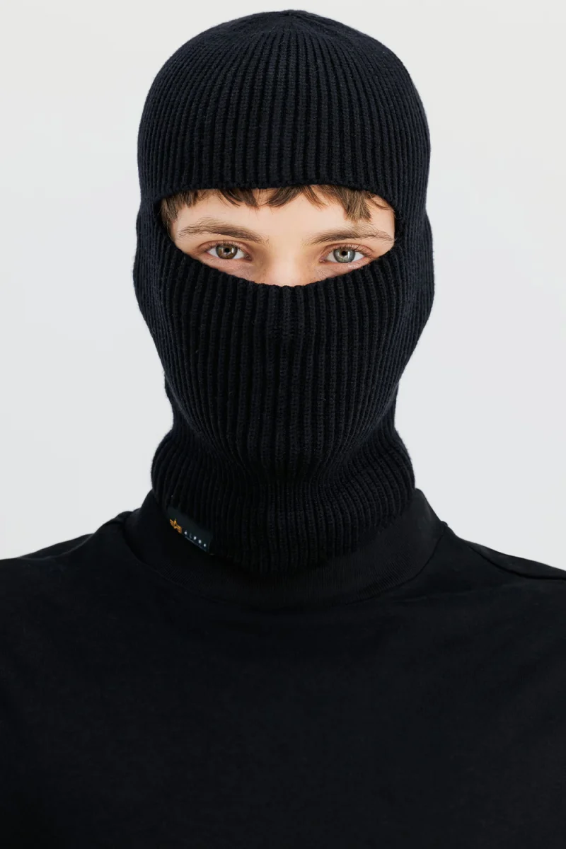 Шапка Label Balaclava 138901 03 black — снимка 2