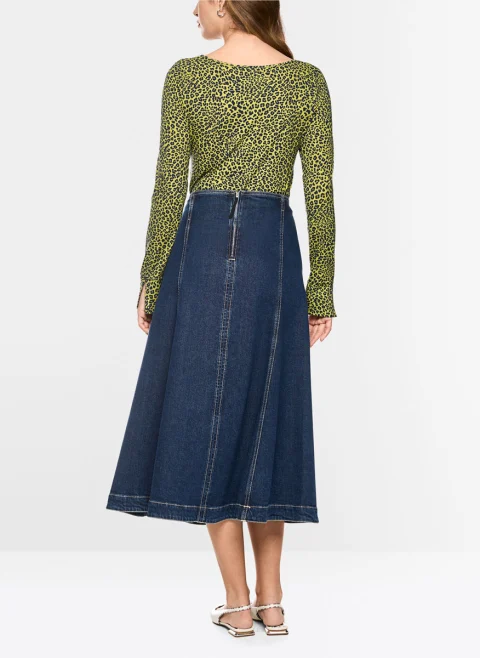 Блуза с 'leopard' принт Marc Cain Collections — снимка 3