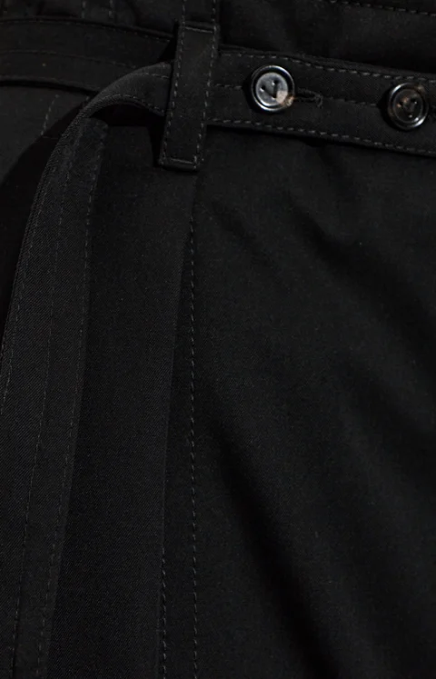 Black Wool Pants — снимка 2