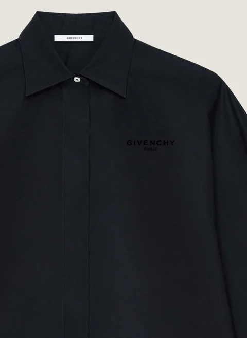 Риза от памучен поплин 'Oversized fit' Givenchy — снимка 5
