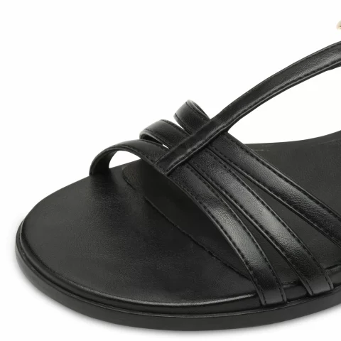 Дамски Равни Сандали TAMARIS – 1-28141-44-001 BLACK — снимка 4