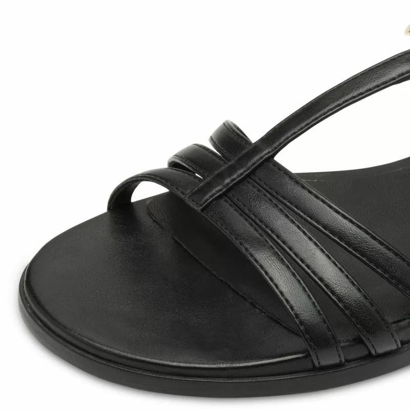 Дамски Равни Сандали TAMARIS – 1-28141-44-001 BLACK — снимка 4