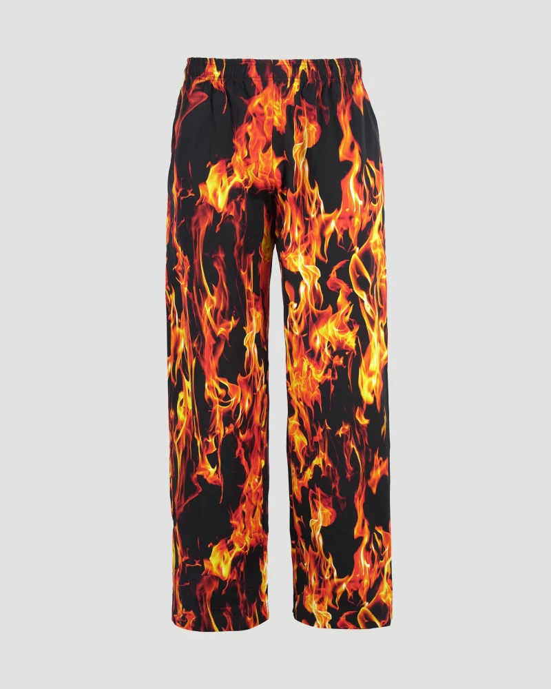 Fire Print Pants