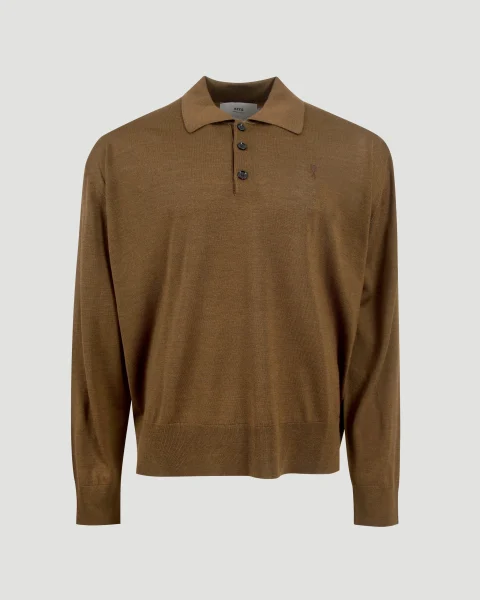 Ami de Coeur Polo in Brown