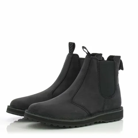 Мъжки Ежедневни Боти CLARKS – 26179715 SOLSBURY EASY BLACK LEATHER — снимка 2