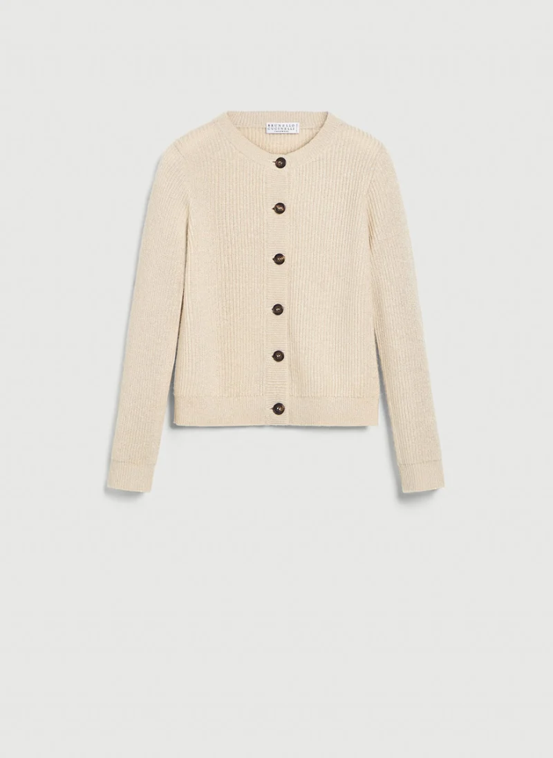 Жилетка от кашмир с 'English rib' дизайн Brunello Cucinelli Kids 8-10