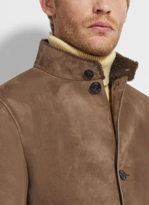 Палто 'Shearling' Zegna — снимка 4