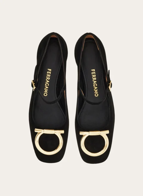 Балерини на ток `Mary Jane` Ferragamo — снимка 5