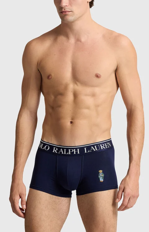 Боксерки с лого и Polo Bear принт