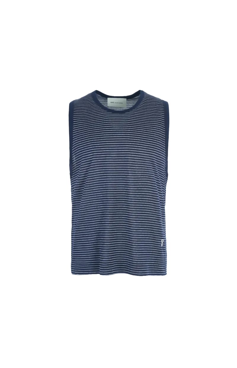 Striped Logo Tank Top
