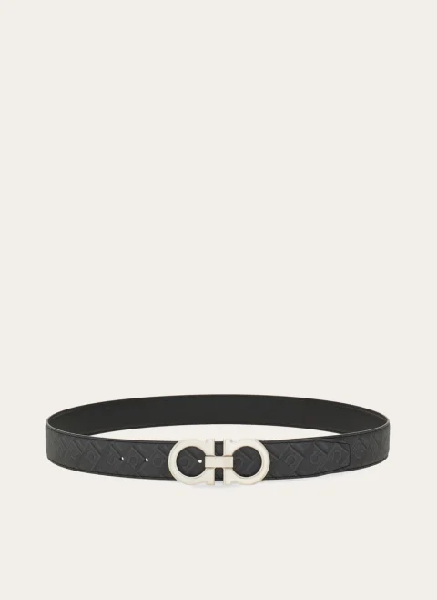 Двулицев колан `Gancini` Ferragamo — снимка 2