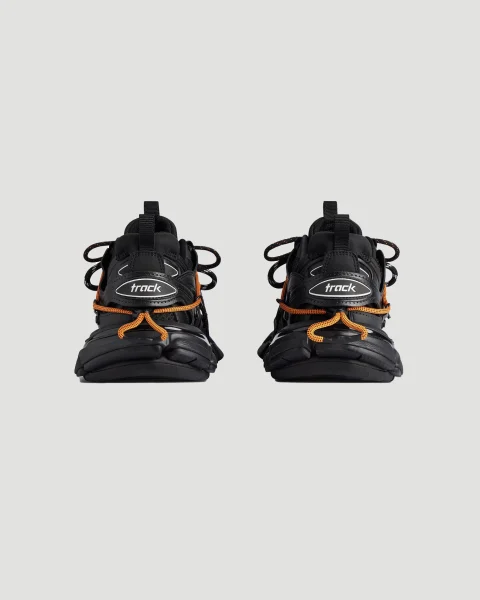 Track Trail Laces Sneaker in Black and Orange — снимка 3