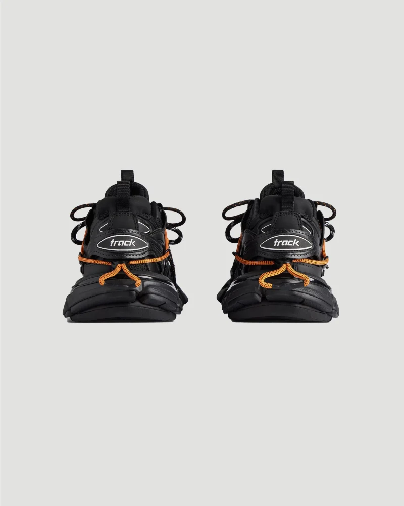 Track Trail Laces Sneaker in Black and Orange — снимка 3