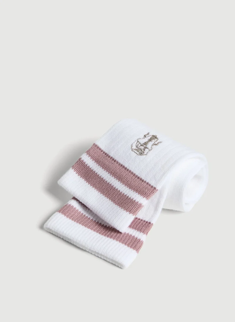 Чорапи с лого детайл Brunello Cucinelli Kids — снимка 5