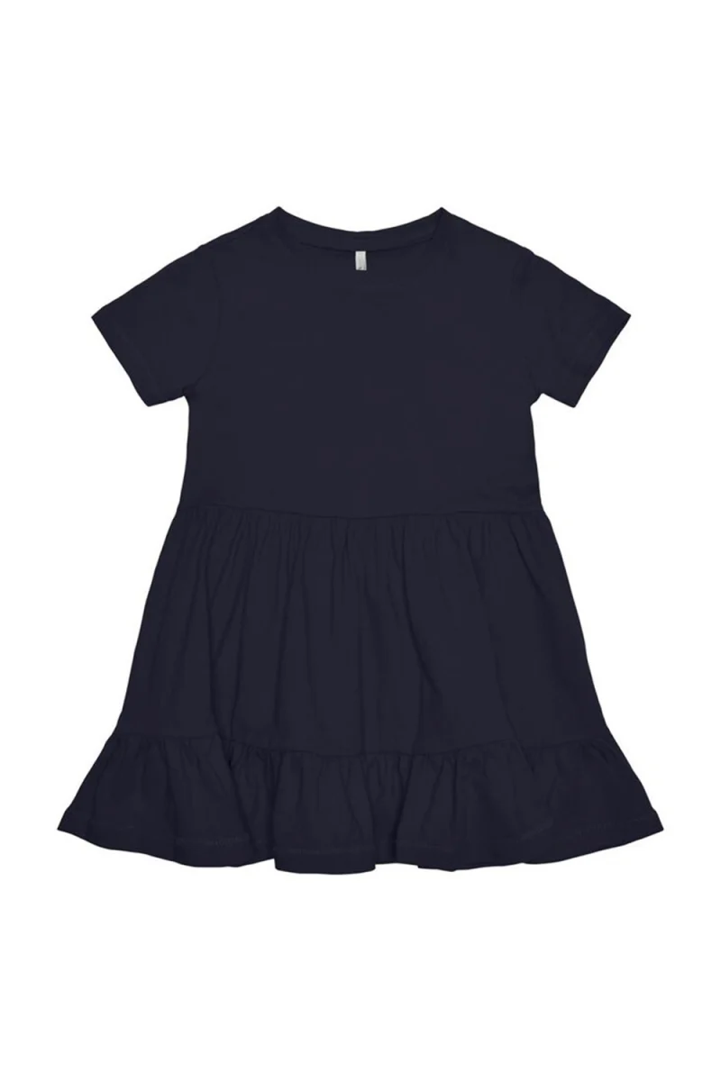 Детски Рокля Kmgmay S/S Cutline Dress Solid Jrs 15253869 19-3924 tcx night sky
