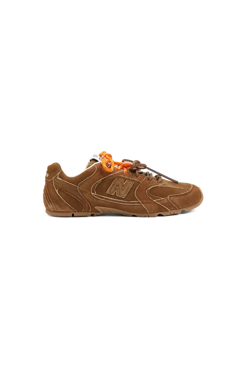 New Balance x Miu Miu 530 SL Suede Sneakers in Brown