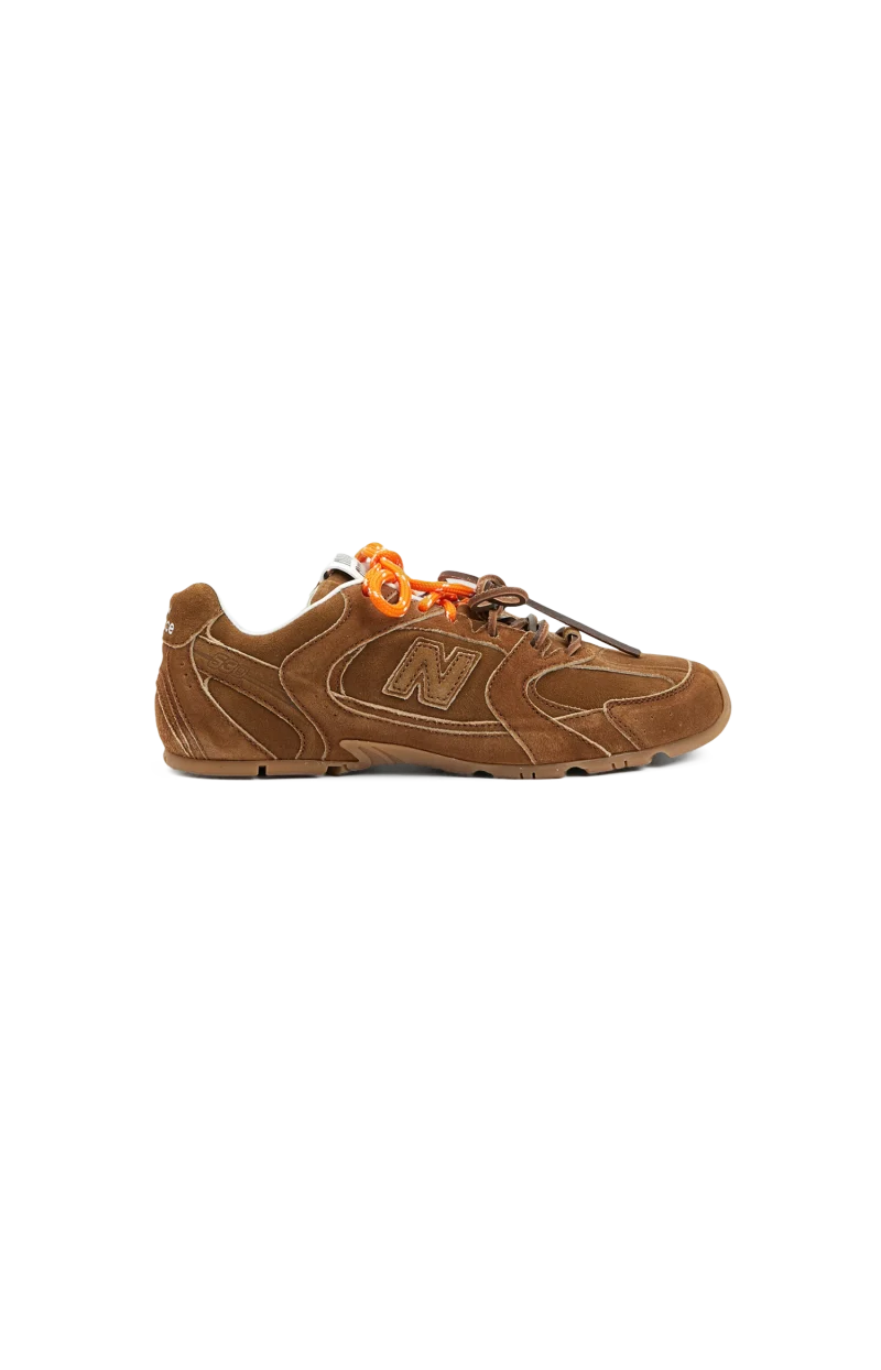 New Balance x Miu Miu 530 SL Suede Sneakers in Brown