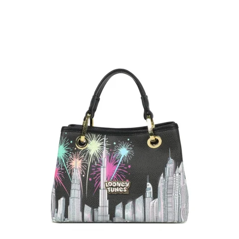 Дамска чанта Cartoline Looney Tunes Braccialini — снимка 8