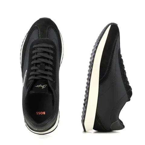 Дамски Сникърс BOSS – 50563521 MARLENY RUNN NYMFEMB BLACK — снимка 5