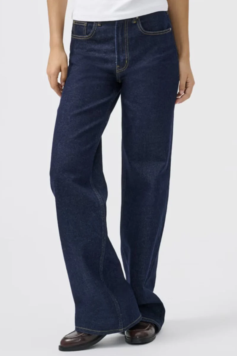 Jeans Onljuicy Hw Wide Rinse 15328295 BS000042 dark blue denim — снимка 2