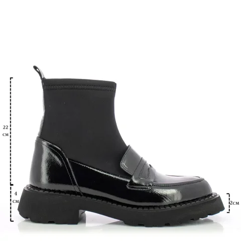 Дамски Равни Боти CARLO FABIANI – 257402418 BLACK — снимка 6