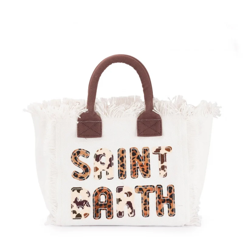 Дамска бяла чанта Colette SAINT BARTH