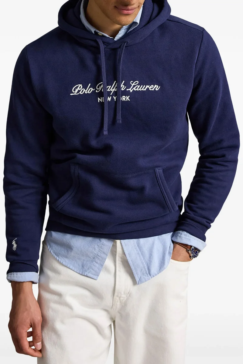 Суичър Seasonal Fleece-Knt 710B26089004 410 navy — снимка 2