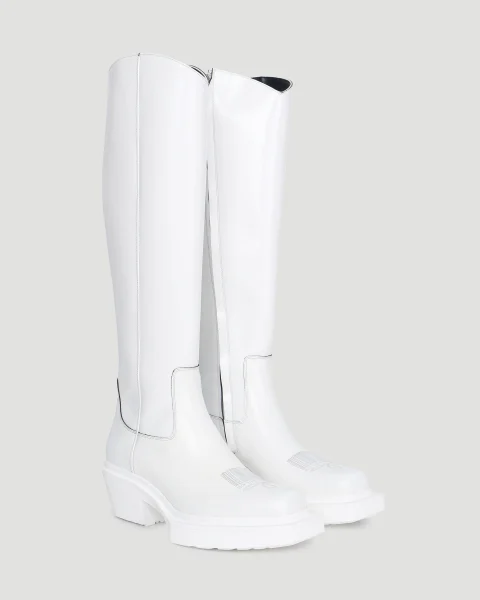 Cowboy Boots in White — снимка 3
