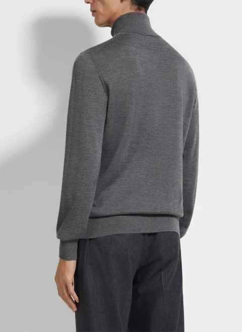 Поло пуловер с кашмир Zegna — снимка 3