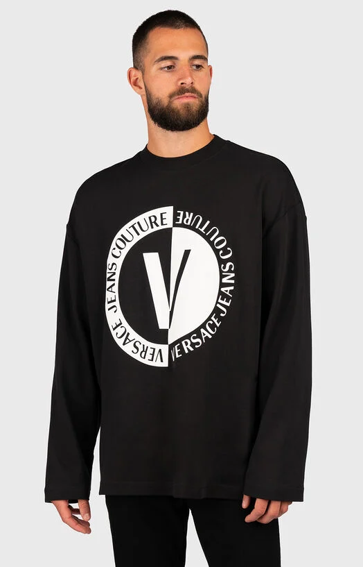 Суитшърт V-EMBLEM от памук