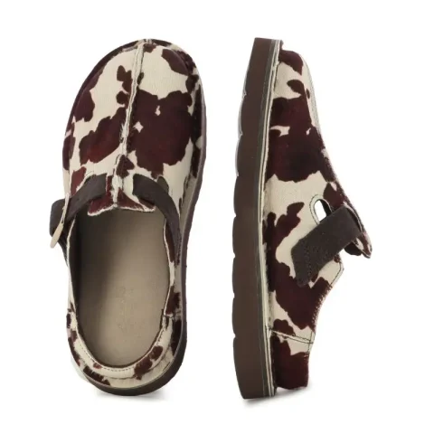 Сабо CLARKS – 26186592 SOLSBURY MULE COW PRINT — снимка 5