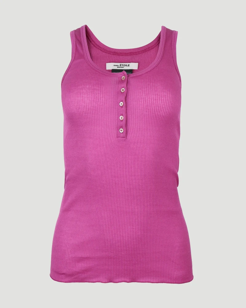Ribbed Sleeveless Tank Top