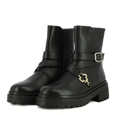 Дамски Кубинки APEPAZZA – F2COMBAT34/LEA CELINA-BLACK — снимка 3