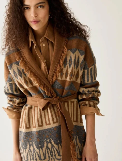 Жилетка с вълна 'Boho-inspired' PennyBlack Pbbarmonioso — снимка 4