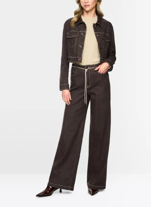 Деним с връзки 'Warri' Marc Cain Collections — снимка 2