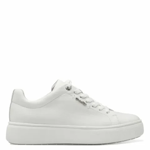 Дамски Сникърс TAMARIS – 1-23736-42-117 WHITE LEATHER