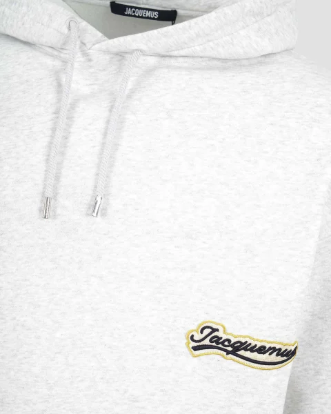 The Gio Varsity Hoodie in Grey — снимка 3