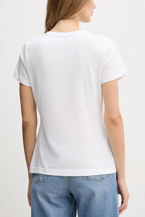 T-Shirt Logo DJ6T1701 WTL wht/silver — снимка 2