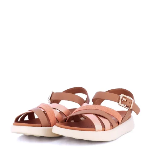Дамски Равни Сандали GEOX – D35PAB D XAND 2S BEIGE/PEACH — снимка 3
