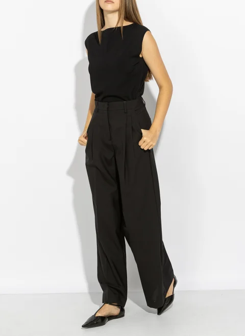Панталон от фина вълна Weekend Max Mara Wkdovvio — снимка 6