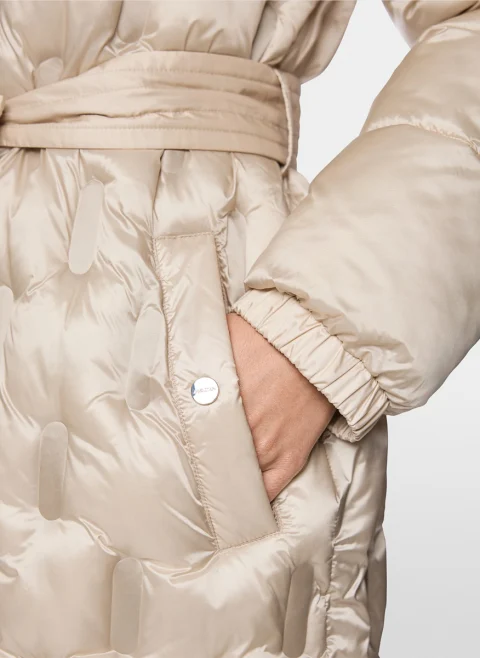 Капитонирано яке с колан Marc Cain Additions — снимка 5