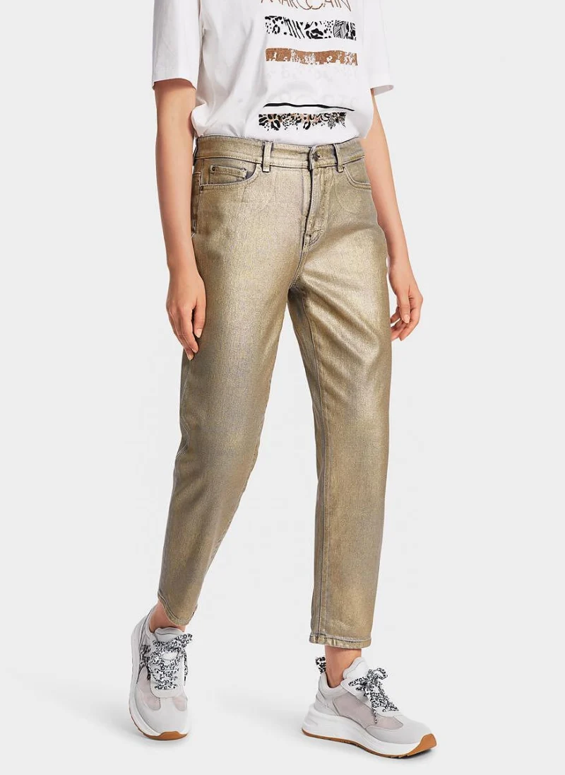 Деним с метален ефект Marc Cain Collections