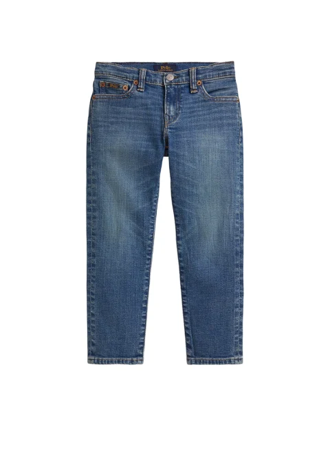 Деним с бродерия Ralph Lauren Kids 2-7