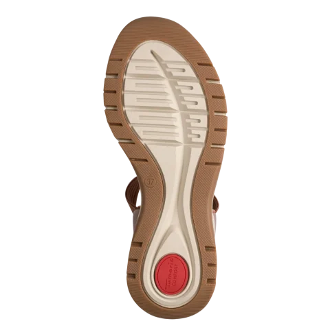 Дамски Сандали На Платформа Tamaris COMFORT – 88740 COGNAC COMB — снимка 6