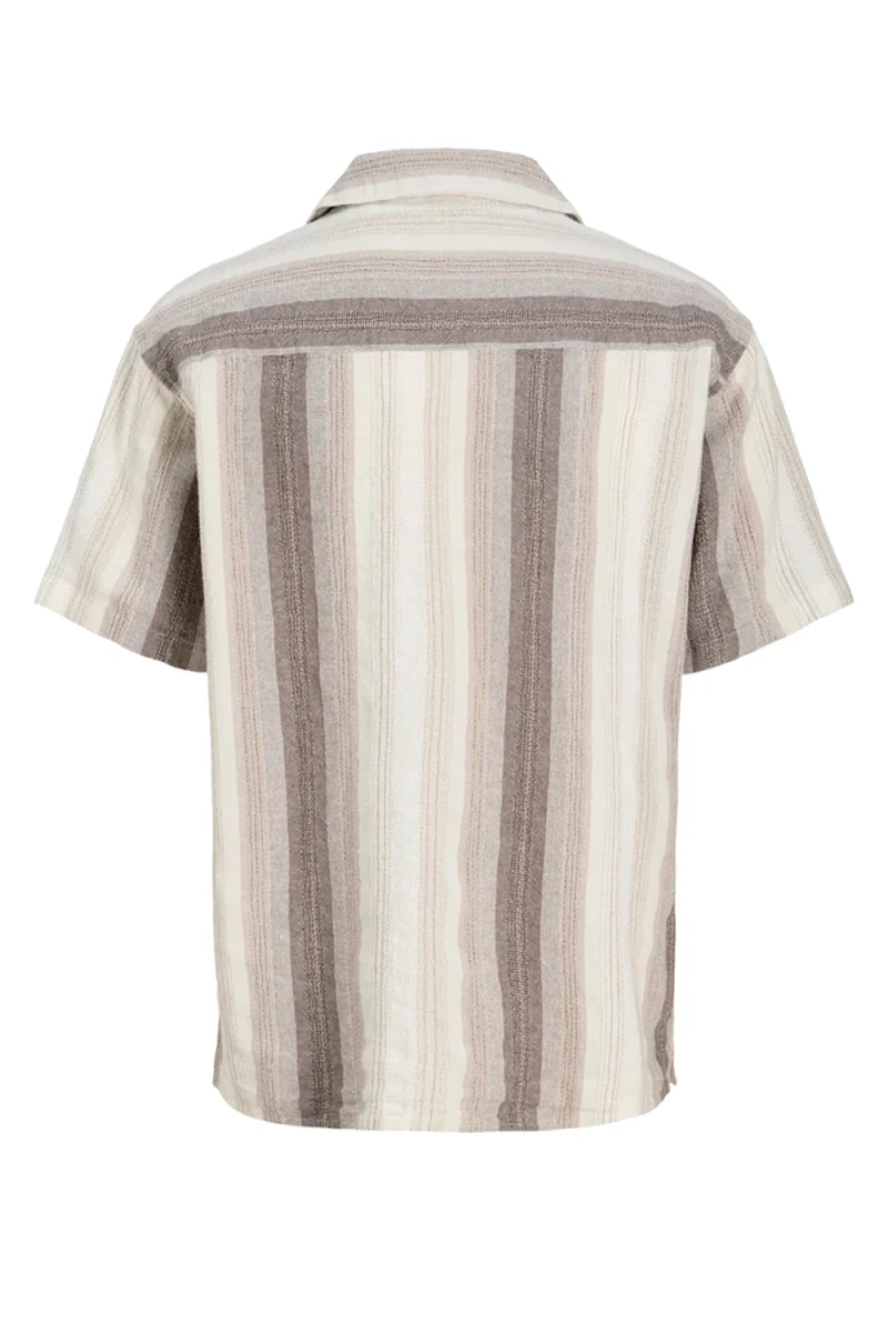 Риза Jjalvaro Dobby Resort Ss 12289794 18-1304 TCX falcon — снимка 2